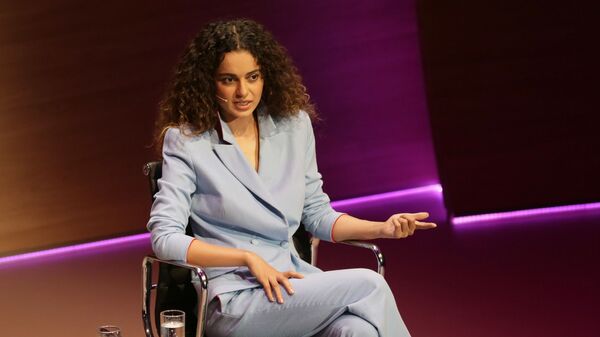 Bollywood actress Kangana Ranaut speaks during the Women in the World Summit at Cadogan Hall in London, Friday Oct. 9, 2015 - Sputnik International