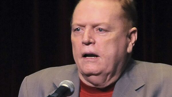 In this April 30, 2011 file photo, Larry Flynt speaks in Los Angeles, Calif. A federal appeals court has ruled against Hustler magazine publisher Flynt in his bid for information on how Missouri executes prisoners. The court ruled Tuesday, March 13, 2018, to allow the state not to release information about the medical qualifications of some members of the Department of Correction's execution team. Flynt's interest began when the state was preparing to execute the man who shot and paralyzed him in 1978. The man was executed for another crime. - Sputnik International
