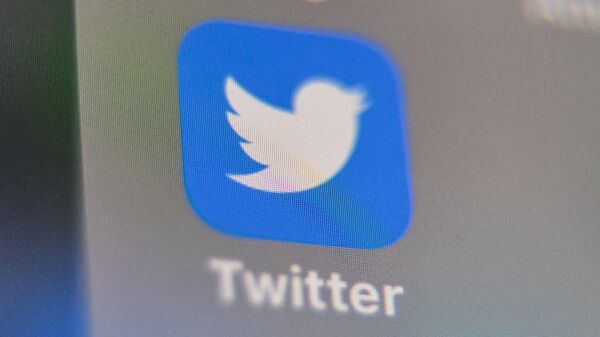 A picture taken on September 4, 2019 shows the logo of the US social networking website Twitter, displayed on a smart-phone screen, in Lille, northern France.  - Sputnik International