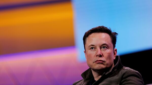 SpaceX owner and Tesla CEO Elon Musk speaks during a conversation with legendary game designer Todd Howard (not pictured) at the E3 gaming convention in Los Angeles, California, U.S., June 13, 2019 - Sputnik International