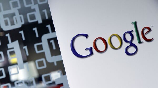 In this March 23, 2010, file photo, the Google logo is seen at the Google headquarters in Brussels. Germany’s finance minister on Wednesday welcomed an agreement requiring large companies in the European Union to reveal how much tax they paid in which country. - Sputnik International