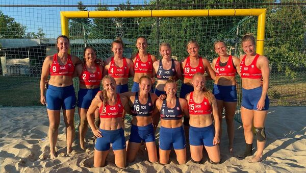 Norwegian beach handball team - Sputnik International