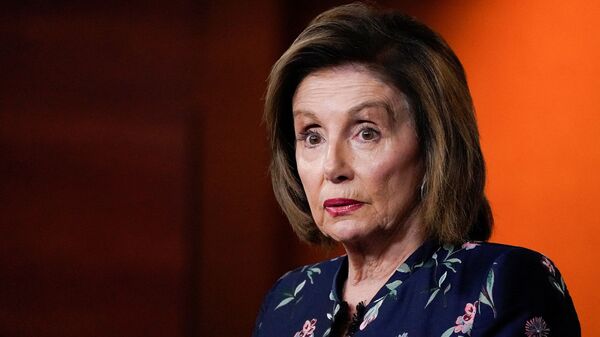 House Speaker Nancy Pelosi (D-CA) holds her weekly news conference with Capitol Hill reporters at the Capitol in Washington, U.S., July 22, 2021. - Sputnik International