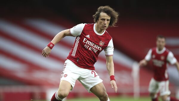 Arsenal's David Luiz during the English Premier League soccer match between Arsenal and Spurs at the Emirates stadium in London, England, on Sunday, 14 March 2021. - Sputnik International
