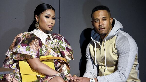 NEW YORK, NEW YORK - FEBRUARY 12: Nicki Minaj and Kenneth Petty attend the Marc Jacobs Fall 2020 runway show during New York Fashion Week on February 12, 2020 in New York City - Sputnik International