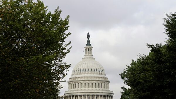 The U.S. Capitol is seen as Senate Democrats and Republicans sought to reach an agreement on to avert a debt crisis in Washington, U.S., October 7, 2021. - Sputnik International