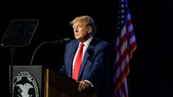 Former U.S. President Donald Trump speaks during the National Rifle Association (NRA) annual convention at the George R. Brown Convention Center on May 27, 2022 in Houston, Texas. - Sputnik International