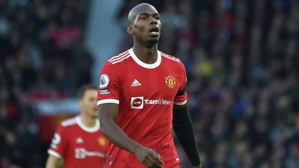 Manchester United's Paul Pogba during the English Premier League soccer match between Manchester United and Tottenham Hotspur at Old Trafford in Manchester, England, Saturday, March 12, 2022.  - Sputnik International