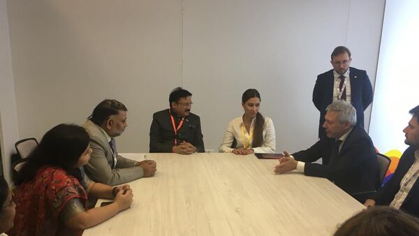Held bilateral talks with the Russian Deputy Minister for Communications, Ms. Bella Cherkesova on the sideline of Plenipotentiary Conference of International Telecommunication Union - Sputnik International