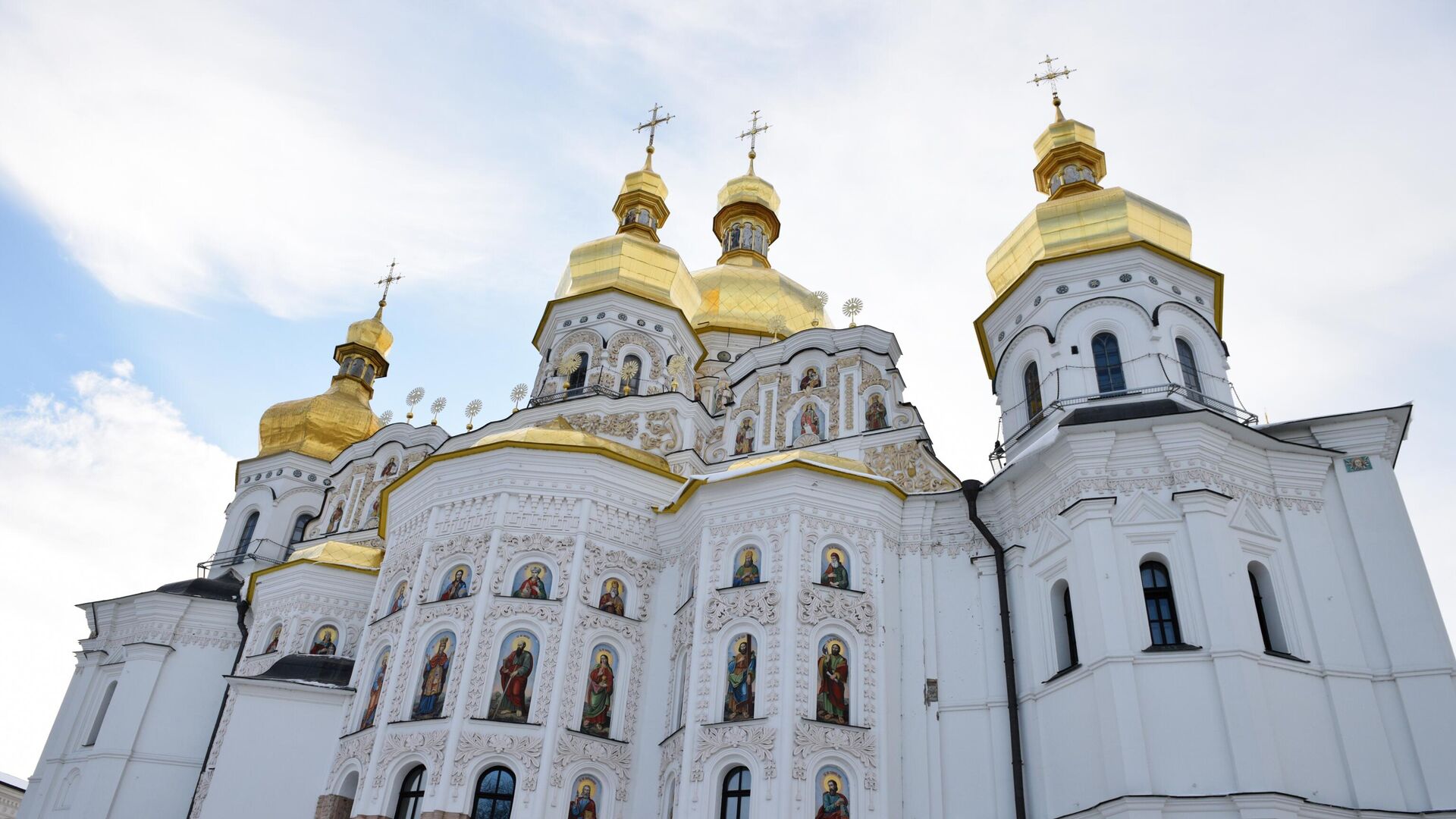 A general view shows the Uspensky Cathedral of the Kiev Pechersk Lavra monastery in Kiev, Ukraine, November 16, 2018. A general view shows the Uspensky Cathedral of the Kiev Pechersk Lavra monastery in Kiev, Ukraine, November 16, 2018. - Sputnik International, 1920, 22.08.2024