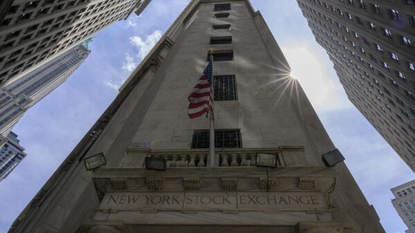 The New York Stock Exchange (NYSE) on Wall Street in New York City. File photo. - Sputnik International