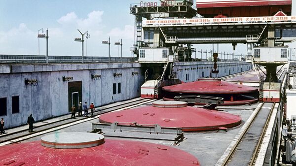 Kremenchug hydroelectric power plant. File photo - Sputnik International