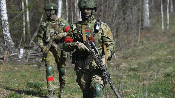 Belarusian paratroopers making up units of the special operations forces - Sputnik International
