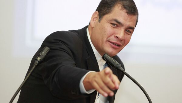 Ecuador President Rafael Correa - Sputnik International