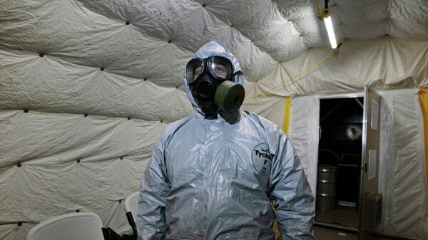 A chemical protection suit - Sputnik International