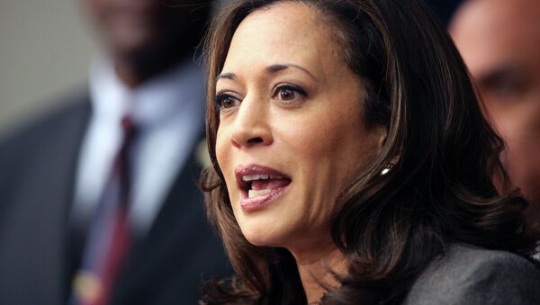 California Attorney General and US Senate candidate Kamala Harris believes that the legalization of recreational marijuana in California is inevitable.  - Sputnik International