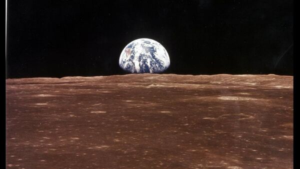 A view from the moon to Earth - Sputnik International
