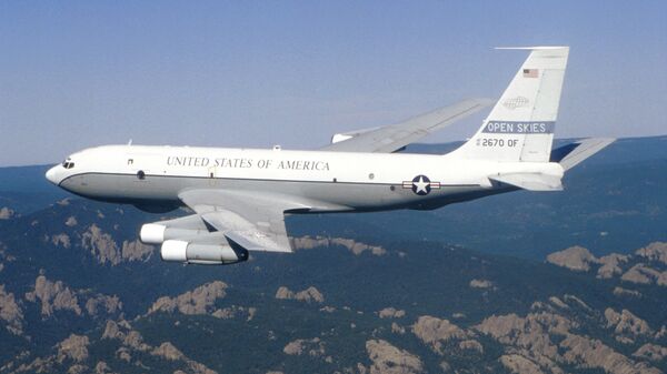 A Boeing OC-135B Open Skies aircraft - the type used in this week's US-Ukrainian overflight over Russia. - Sputnik International