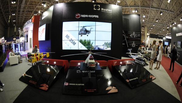 The Russian Rostec stand - Sputnik International