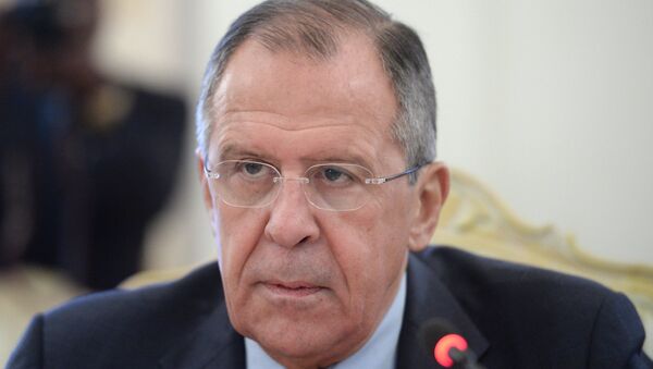 Russian Foreign Minister Sergey Lavrov meets with Jean-Claude Gakosso - Sputnik International