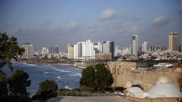 A picture taken on November 29, 2015 shows the Tel Aviv skyline from the neighbourhood of Jaffa - Sputnik International