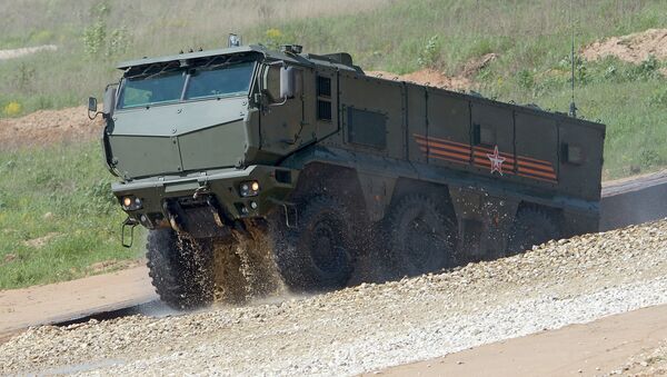 A Typhoon-K armored vehicle displayed in the run-up to the Army-2015 international military-technical forum in the Moscow Region - Sputnik International