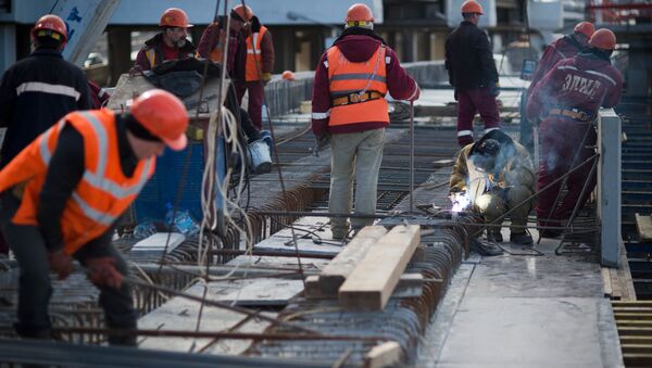 The construction of a railroad (File) - Sputnik International