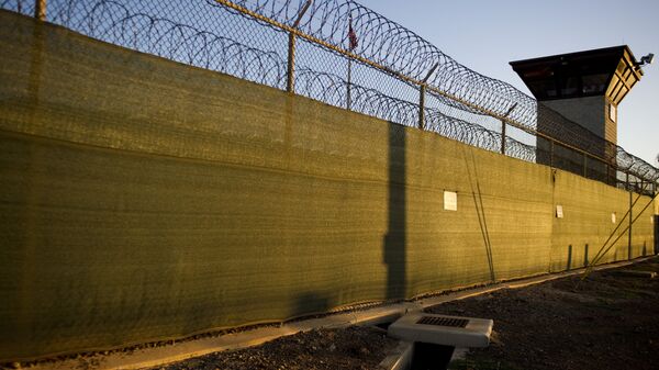 The guard tower of Camp Six detention facility of the Joint Detention Group at the US Naval Station in Guantanamo Bay, Cuba (File) - Sputnik International