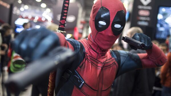 Konstantin as Deadpool, a character from Marvel universe - Sputnik International