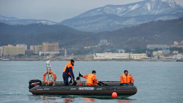 Search operation at Tu-154 crash site - Sputnik International
