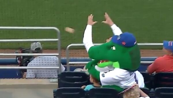 AlbertGator Saving children from foul balls - ItsAllAboutTheKids - Sputnik International