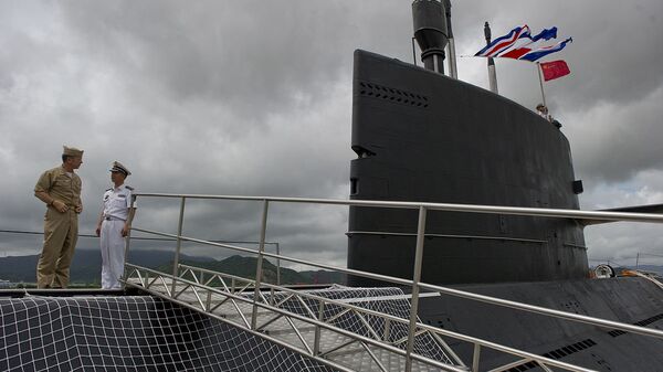 Chinese People's Liberation Army-Navy submarine Yuan at the Zhoushan Naval Base in China - Sputnik International