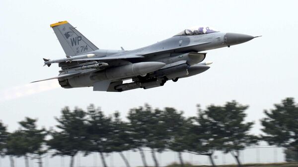 US Air Force's F-16 fighter jet - Sputnik International