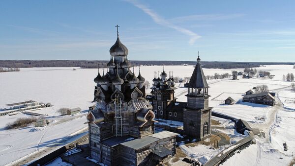 The Holy Transfiguration of Jesus Church in the Kizhi open-air museum - Sputnik International