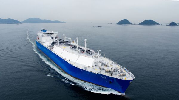 Liquefied natural gas carrier Pskov - Sputnik International