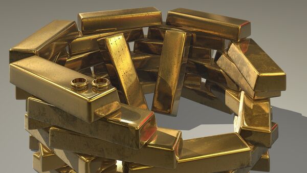 Gold ingots - Sputnik International
