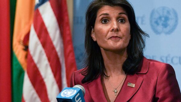US Ambassador to the United Nations Nikki Haley speaks during a news conference at U.N. headquarters in Manhattan, New York, U.S., September 20, 2018 - Sputnik International