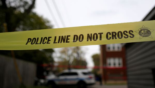 Yellow police tape - Sputnik International