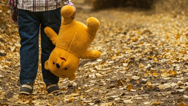 Child with a teddy bear - Sputnik International