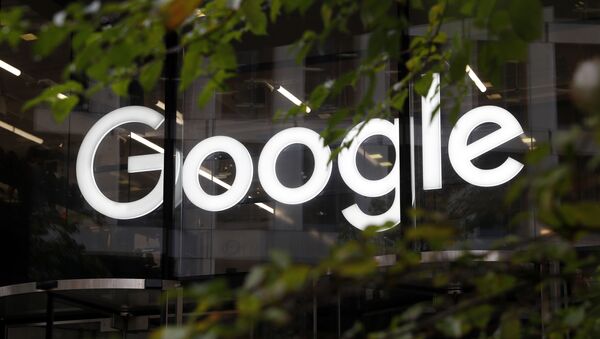 This Nov. 1, 2018, file photo shows a photo of the Google logo at their offices in Granary Sqaure, London - Sputnik International