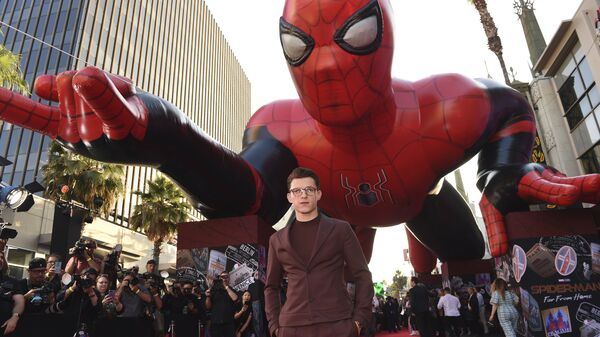 Tom Holland arrives at the world premiere of Spider-Man: Far From Home on Wednesday, June 26, 2019, at the TCL Chinese Theatre in Los Angeles - Sputnik International
