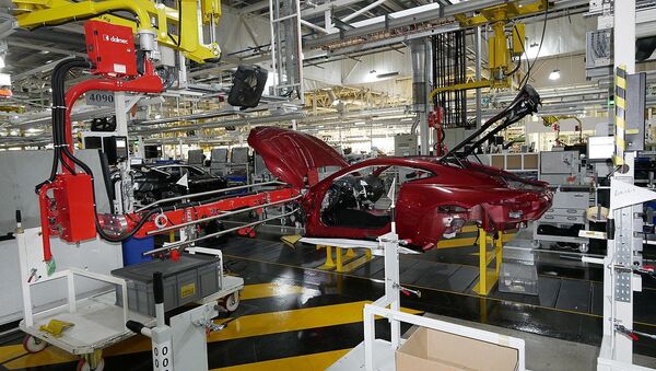 Assembly line at Aston Martin's HQ in Gaydon, UK - Sputnik International