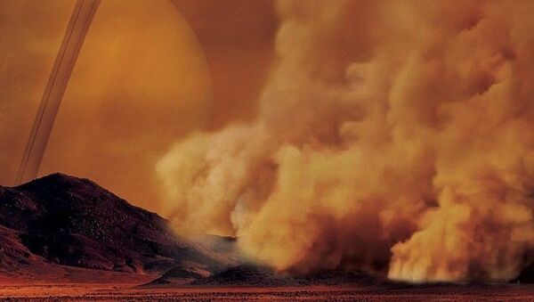 It has long been believed that the dunes on Saturn’s largest moon formed from rainfall – but new evidence suggests otherwise (artist impression) - Sputnik International