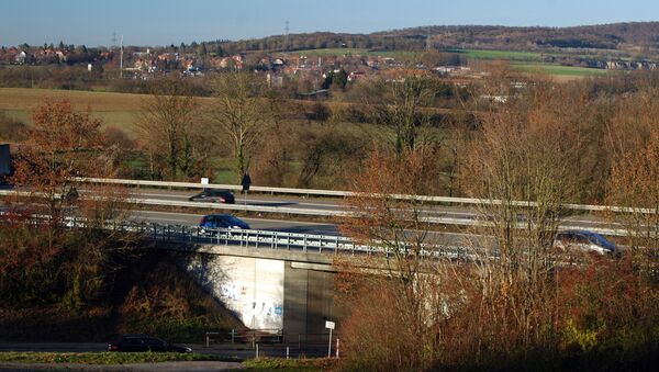 Dielheim - Autobahn A6 und Kreisstrasse 4171 - 2016-12-03 - Sputnik International