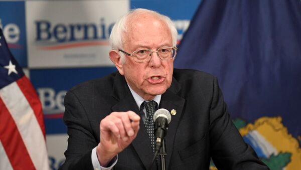 Democratic U.S. presidential candidate Bernie Sanders speaks about coronavirus in Burlington, Vermont, U.S. March 12, 2020.  - Sputnik International
