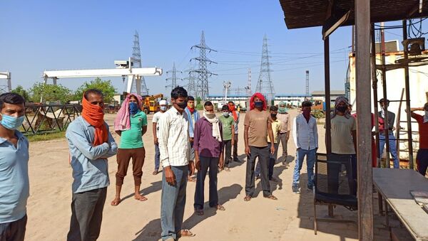 Migrant labourers in India - Sputnik International